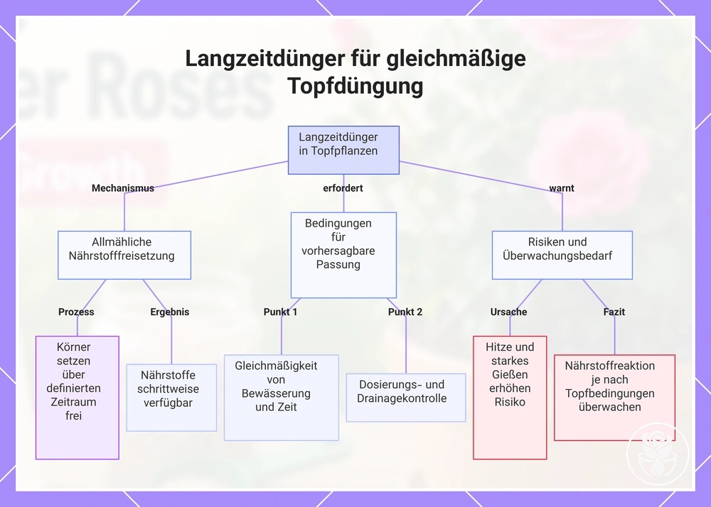 Langzeitdünger für gleichmäßige Topfdüngung