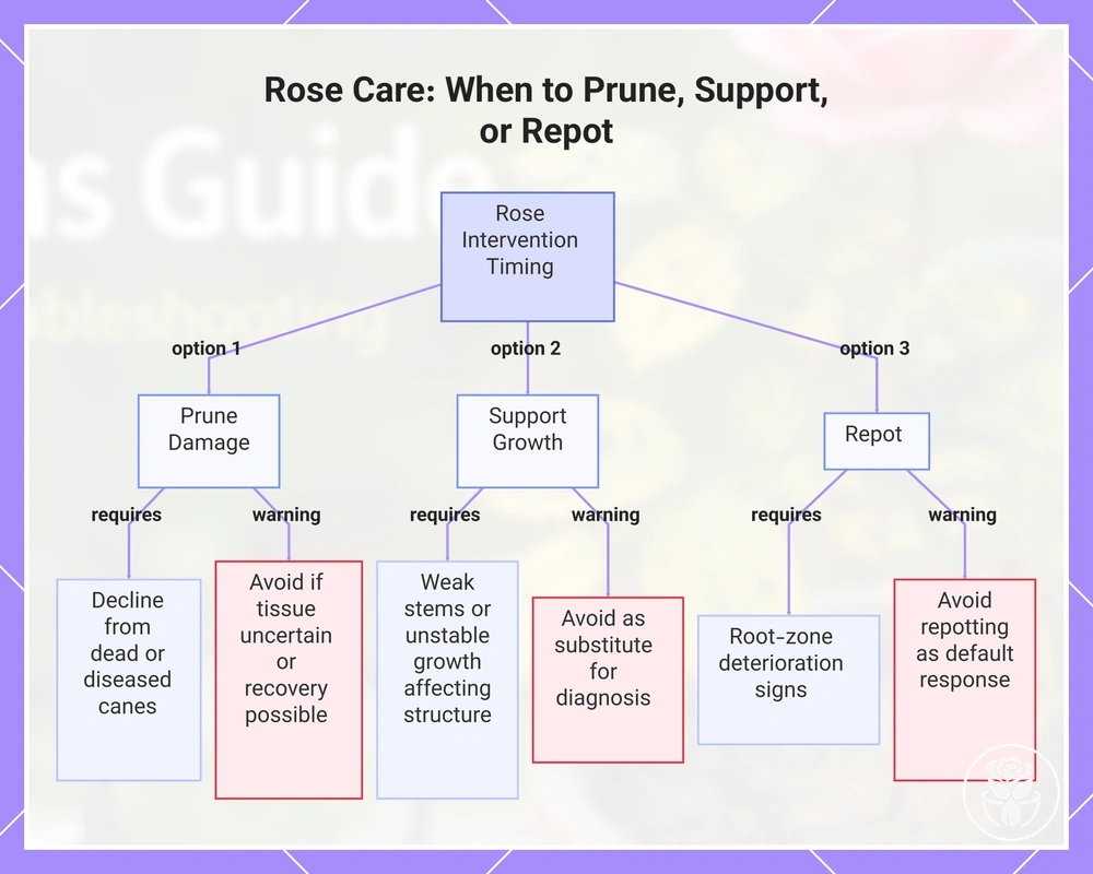 Rose Care: When to Prune, Support, or Repot