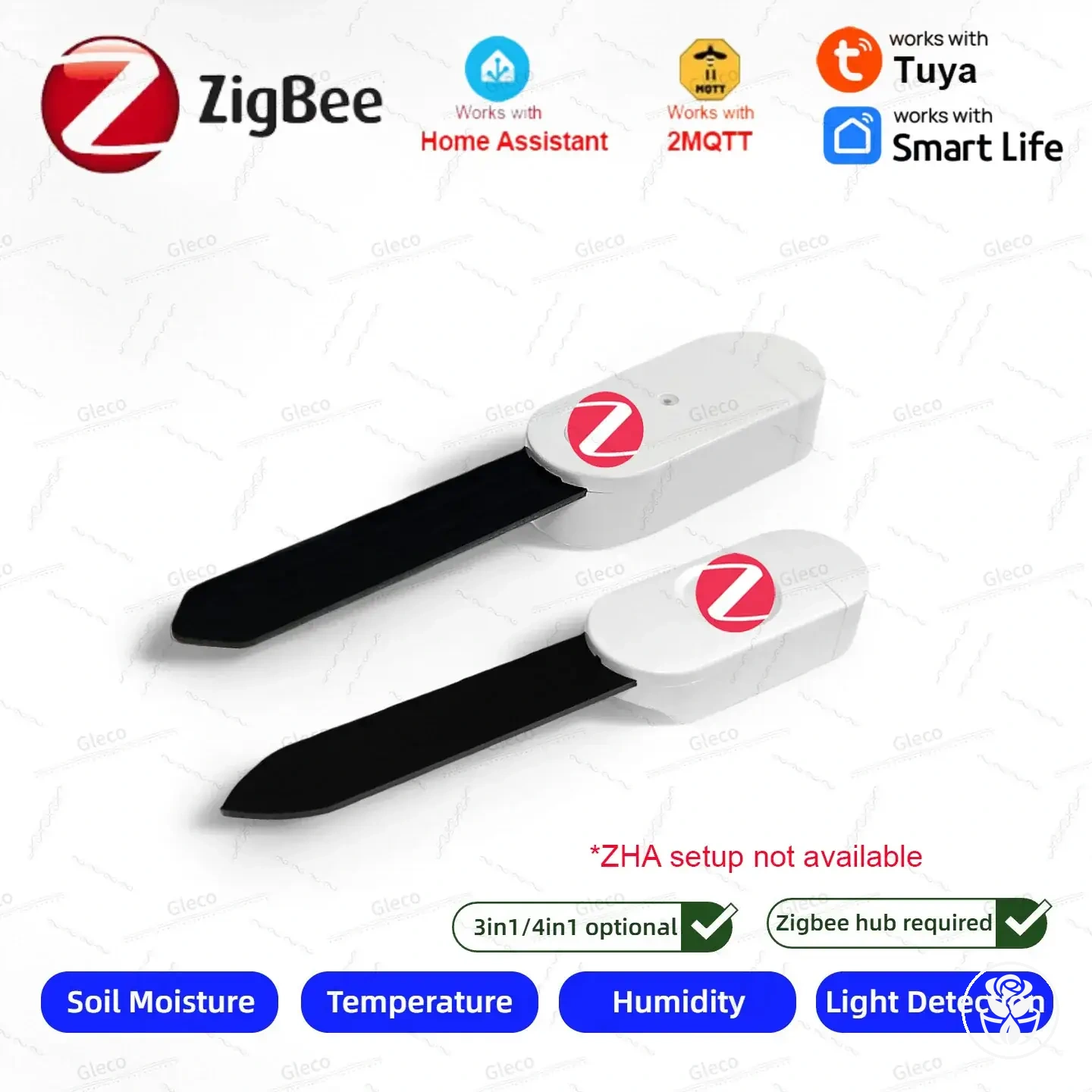 Sensor Zigbee para medir umidade, temperatura, fertilidade e luz no solo