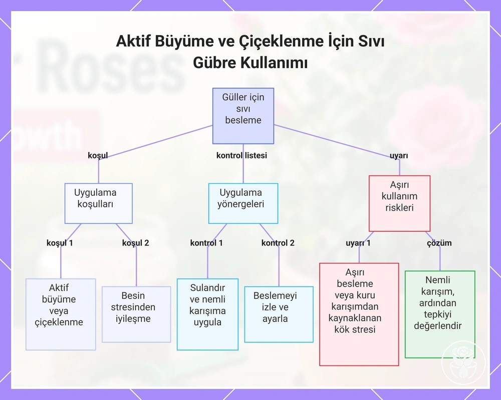 Aktif Büyüme ve Çiçeklenme İçin Sıvı Gübre Kullanımı